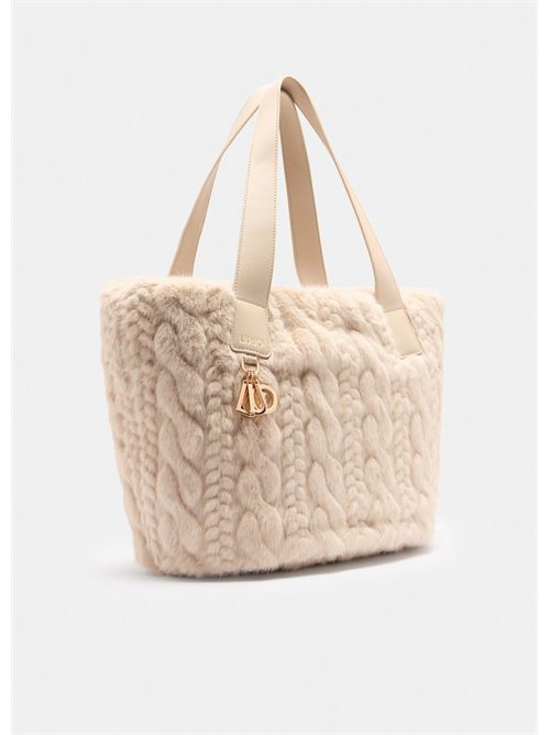 Borsa hobo grande in pelliccia sintetica LIU JO | AF5154E0305/51308